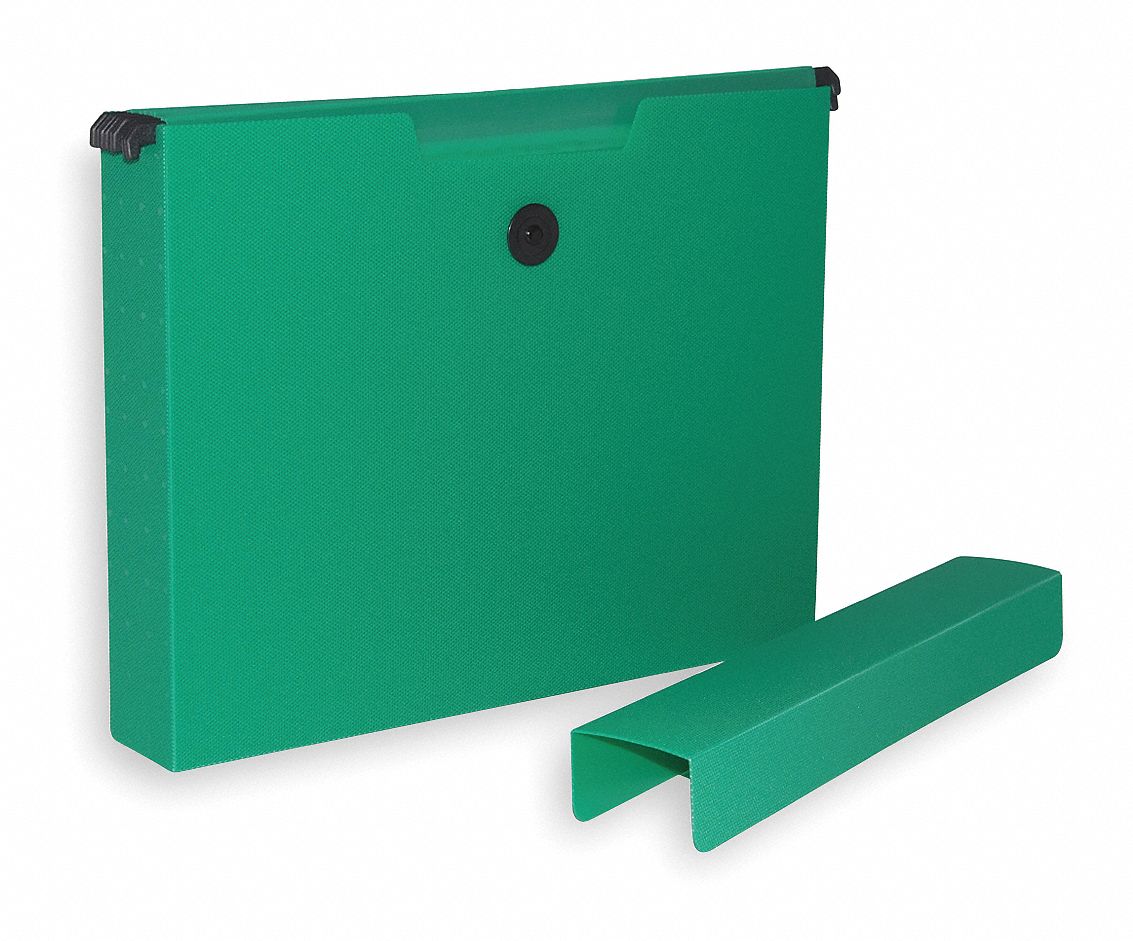 Hanging File Organizer, Letter, Green