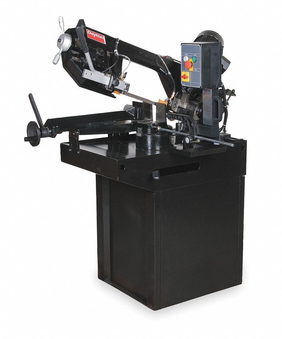 Horizontal Miter Band Saw, Wet, 115V, 1 HP