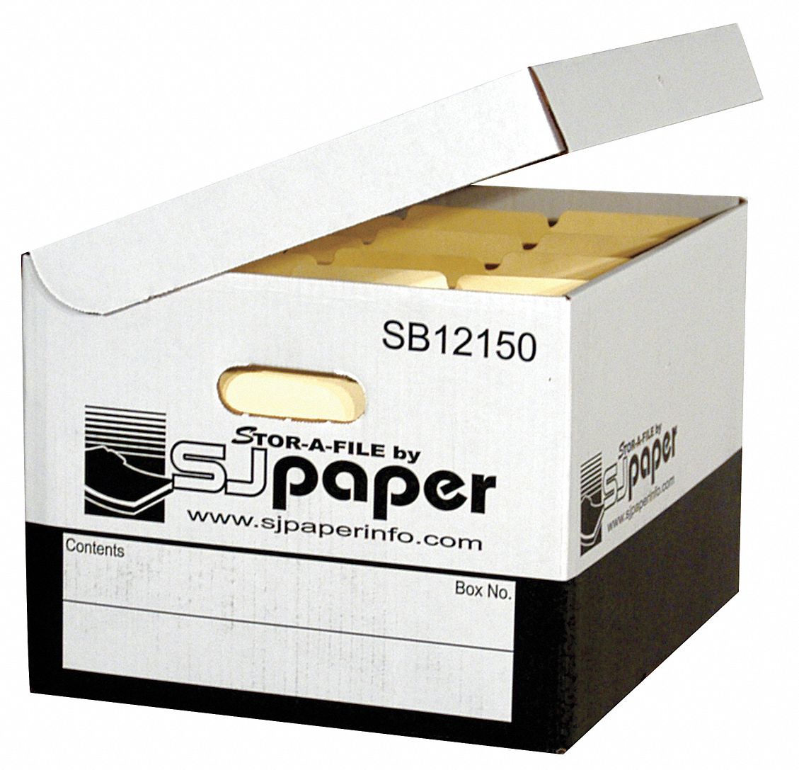 Storage Box, Lgl, Flip Top Lid, PK12