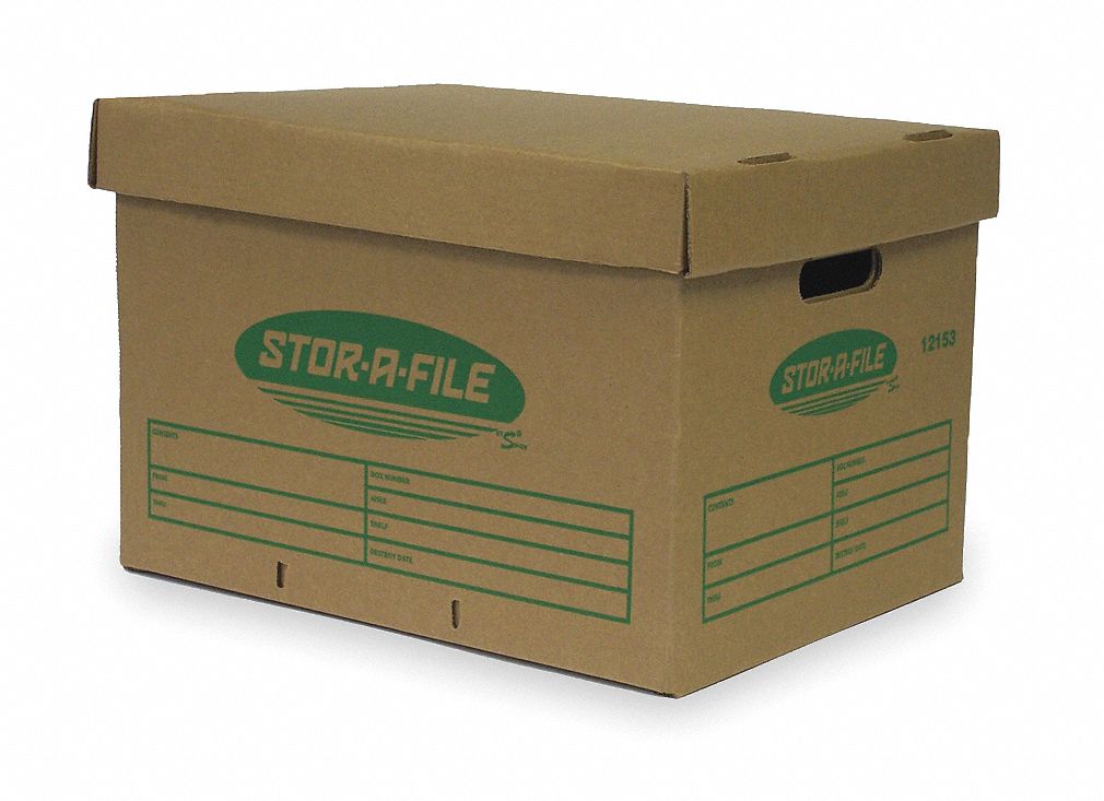 Storage Box, Ltr/Lgl, Lift Off, PK25