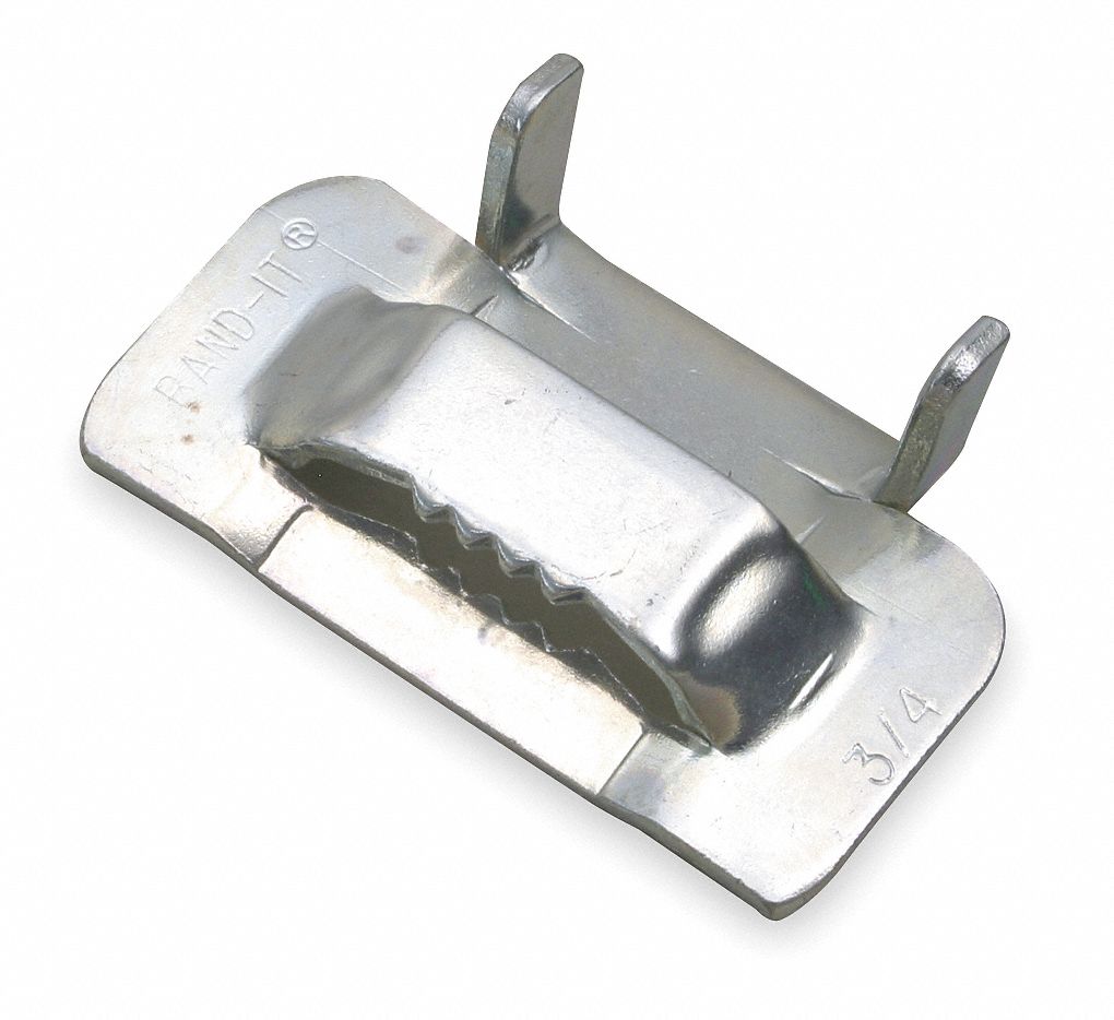 Strapping Buckle, 3/4 In., Banding, PK50
