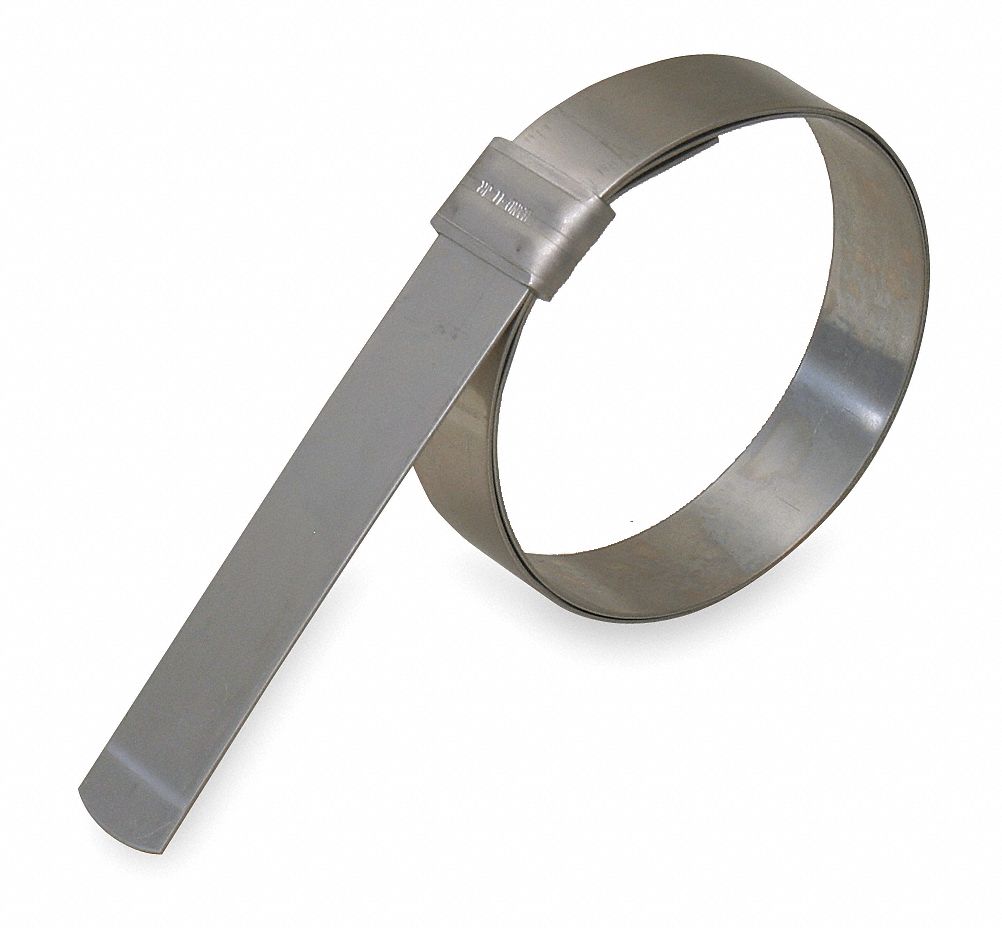 Band Clamp, SS, Min.Dia. 1-3/4 In., PK24