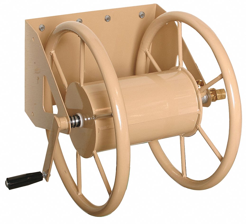 Wall Mount Hose Reel, Steel, 15-1/2 In.