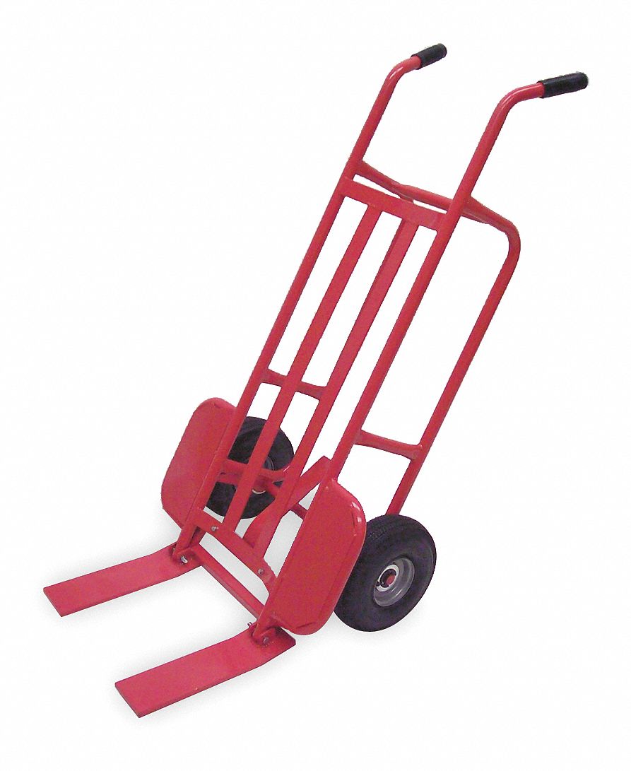 Tilting Fork Hand Truck, 600 lb.