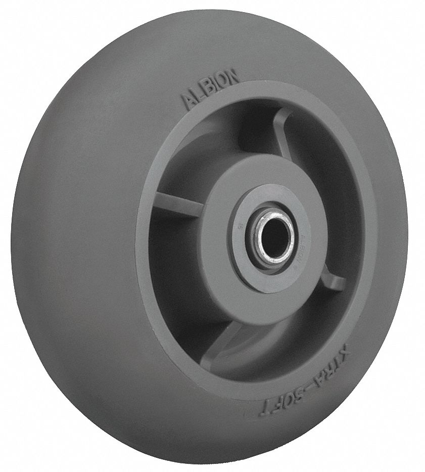 Caster Wheel, 6 D x 2 In. W, 450 lb.