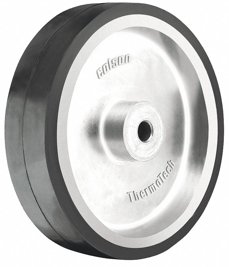 Caster Wheel, 4 D x 1-1/4 In. W, 250 lb.
