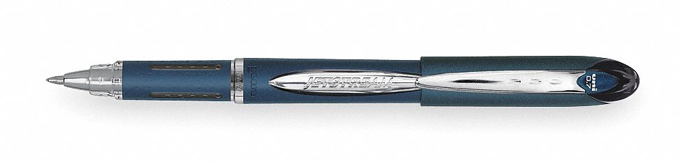 Rollerball Pen, Stick, Bold, Black, PK 12