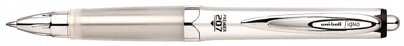 Gel Pen, Retractable, Medium, Black