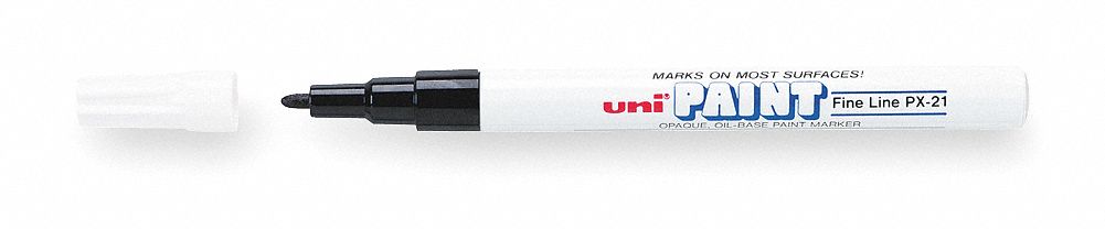 Paint Markers, Blk, Fine, PK12