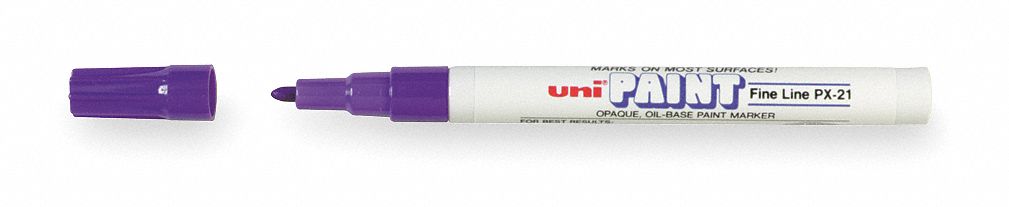 Paint Markers, Violet, Fine, PK12