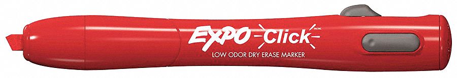 Dry Erase Marker, Retrct, Assort, PK3