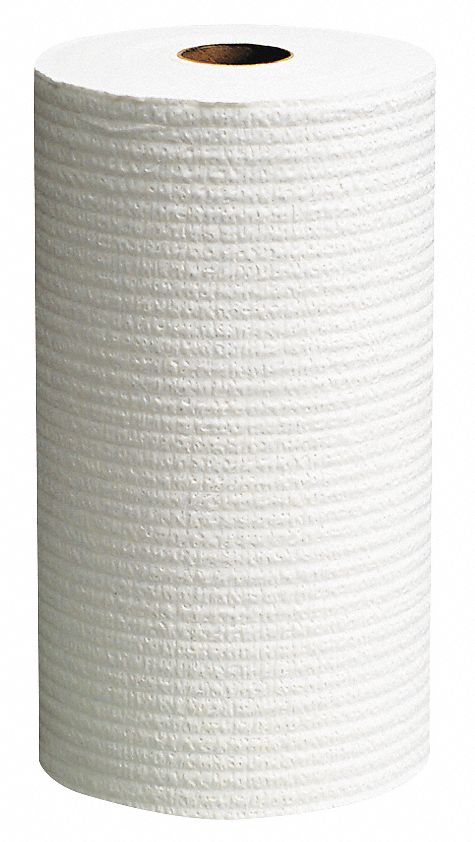 Wypall Wiper Rolls, White, PK 12