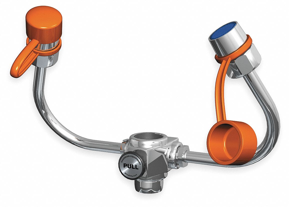Eyewash, Faucet Mount, 6-3/4 W, 2 D