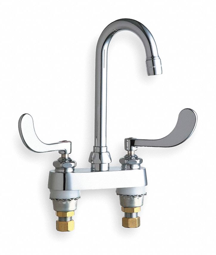 Lavatory Faucet, 2H Lever, Chrome