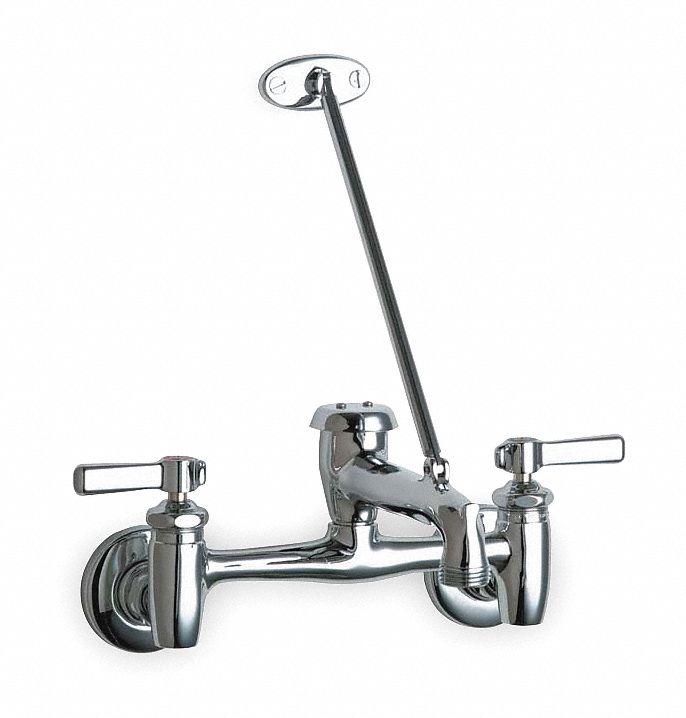 Service Sink Faucet, 2H Lever, Chrome