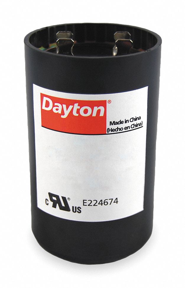 Motor Start Capacitor, 25-30mfd, 330v, Rnd