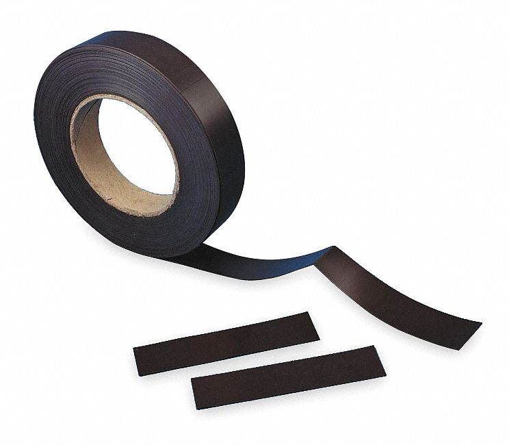 Magnetic Label Roll, Perforated, 50 Ft, Blk
