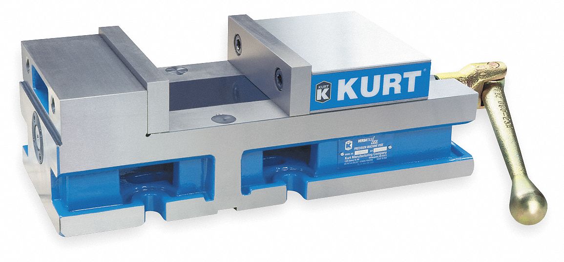 Flat Vise, 3600 V, 6 In, 6356 Lbs of Force
