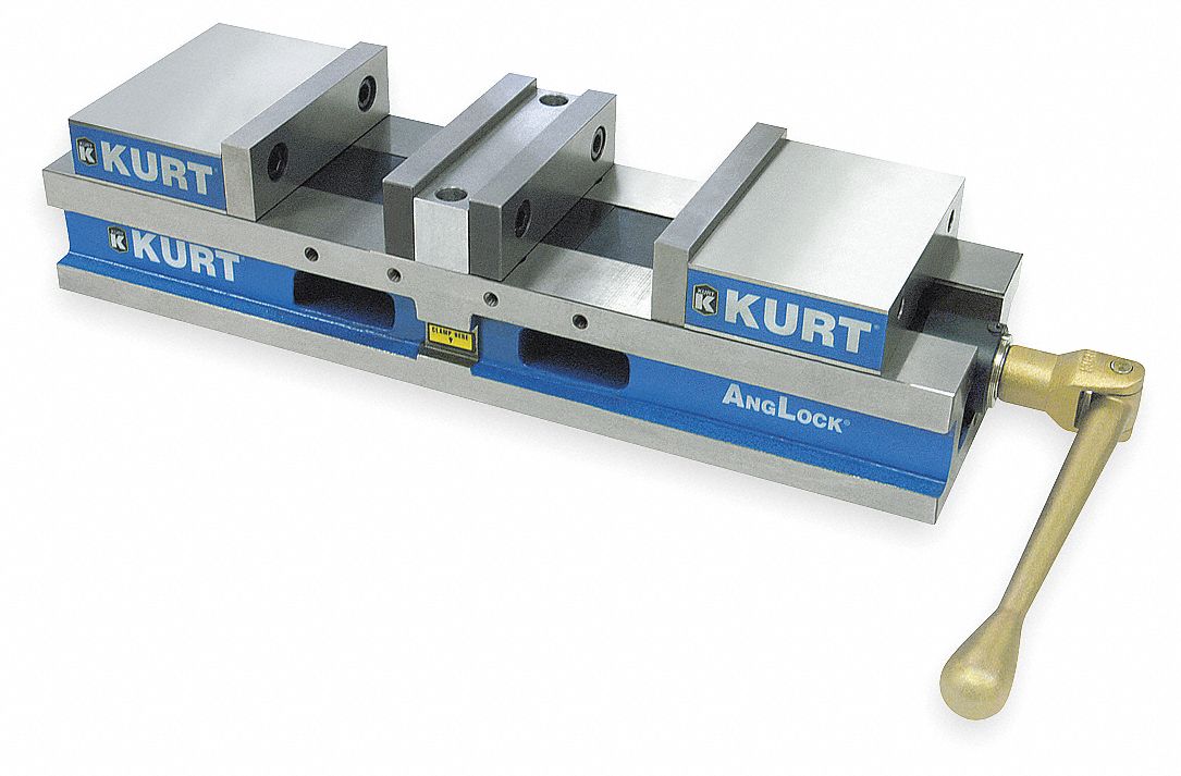 Flat Vise, HDL, 6 In, 6356 Lbs of Force