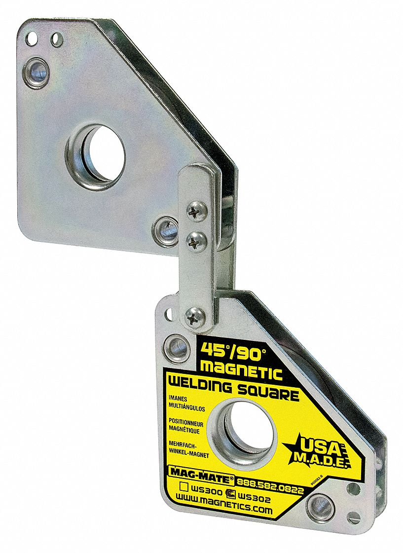 Magnetic Welding Square, 6 1/8x3 3/8x5/8