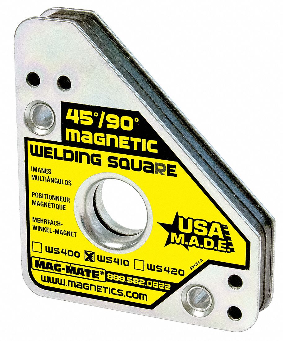 Magnetic Welding Square, 3 3/4x4 3/8x3/4