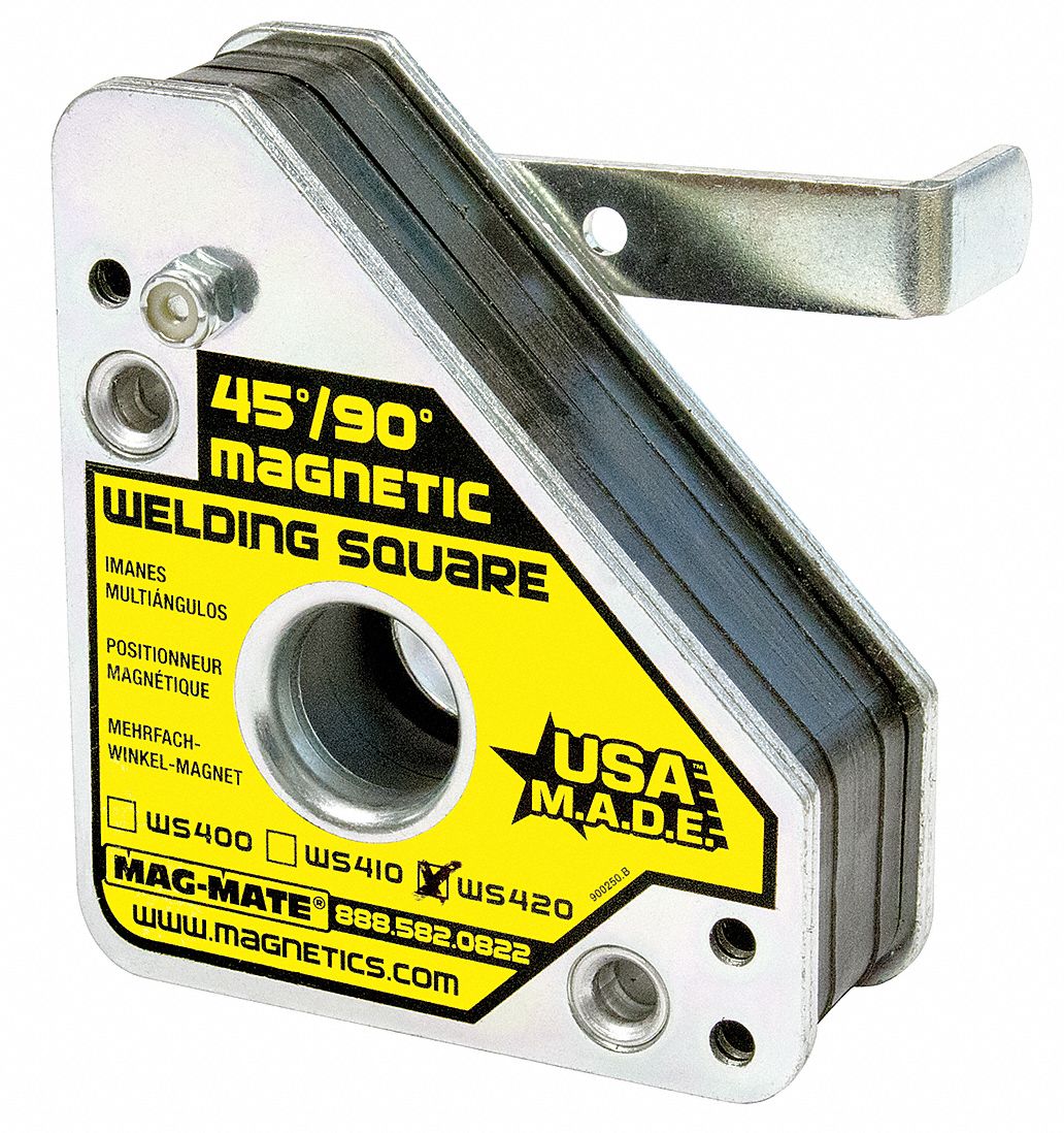 Magnetic Welding Square, 3 3/4x4 3/8x1.5