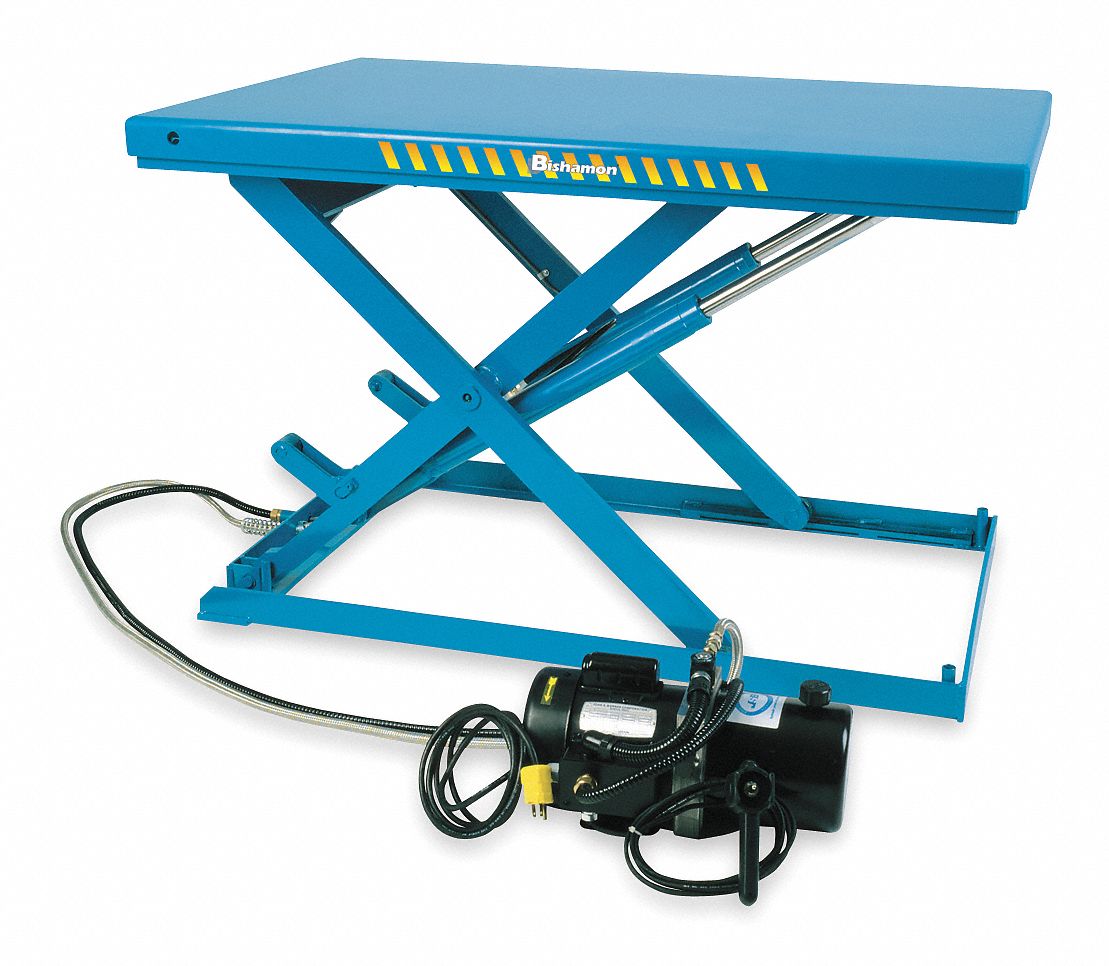 Scissor Lift Table, 2200 lb., 230V, 3 Phase