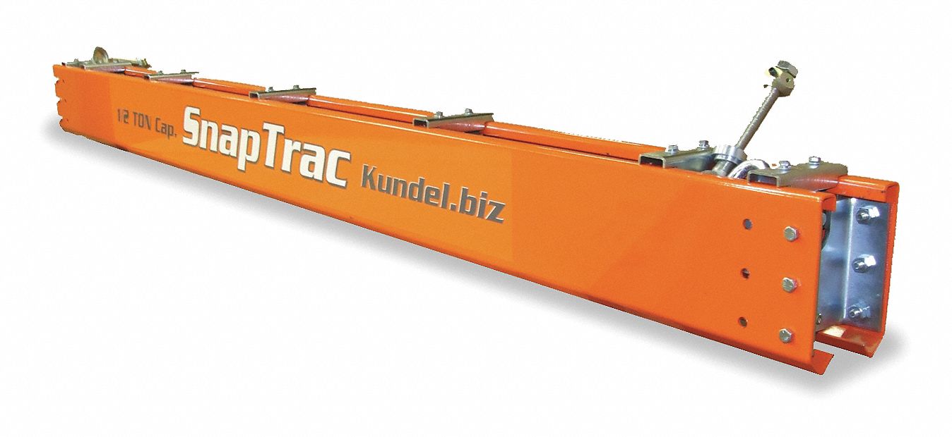 Crane Monorail Kit, 1000 Lb Cap, 12 Ft L