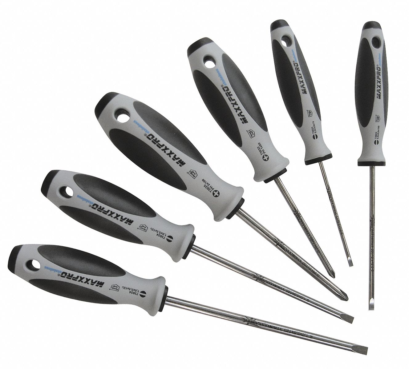 Screwdriver Set, Combo, SS, 6 Pc
