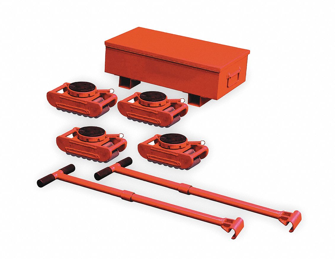 Equipment Roller Kit, 88, 000 lb., Swivel