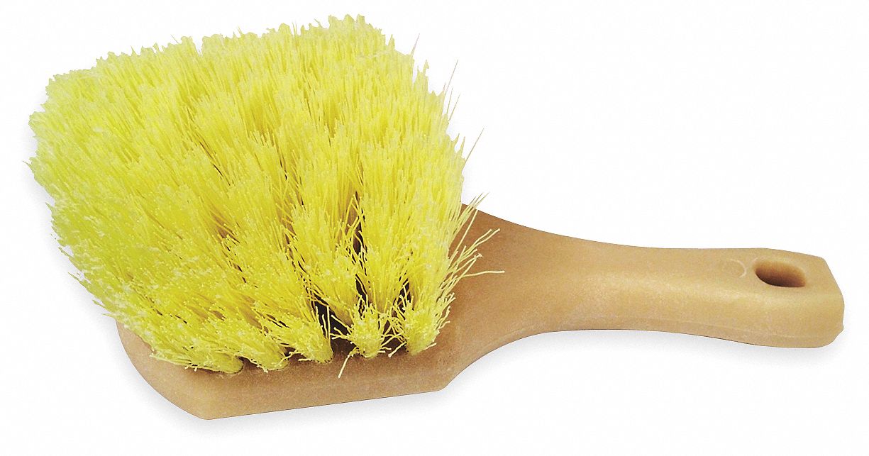 Acid Brush, Long, 8 In, Wood/Poly