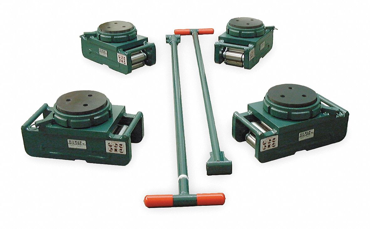 Equipment Roller Kit, 240, 000 lb., Swivel