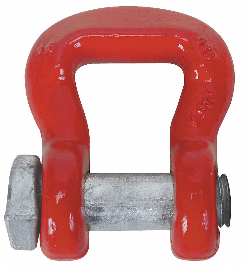 Web Sling Shackle, Screw Pin, 100, 000 Lb