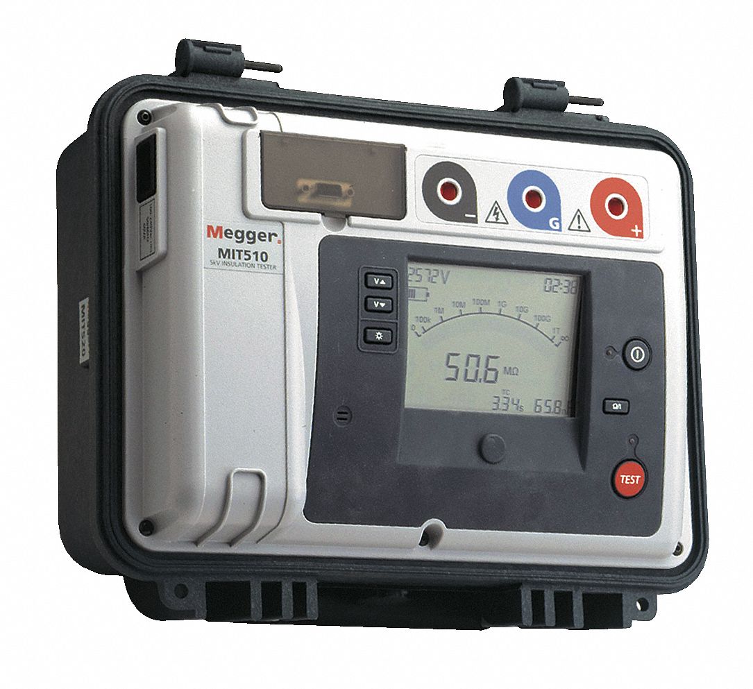 AC and Battery Megohmmeter, 5000VDC