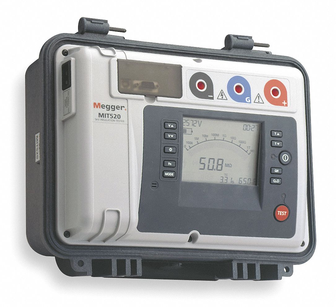 AC and Battery Megohmmeter, 5000VDC
