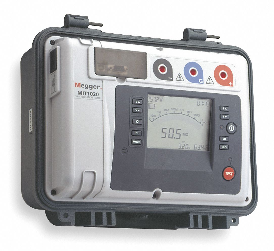 AC and Battery Megohmmeter, 10, 000VDC
