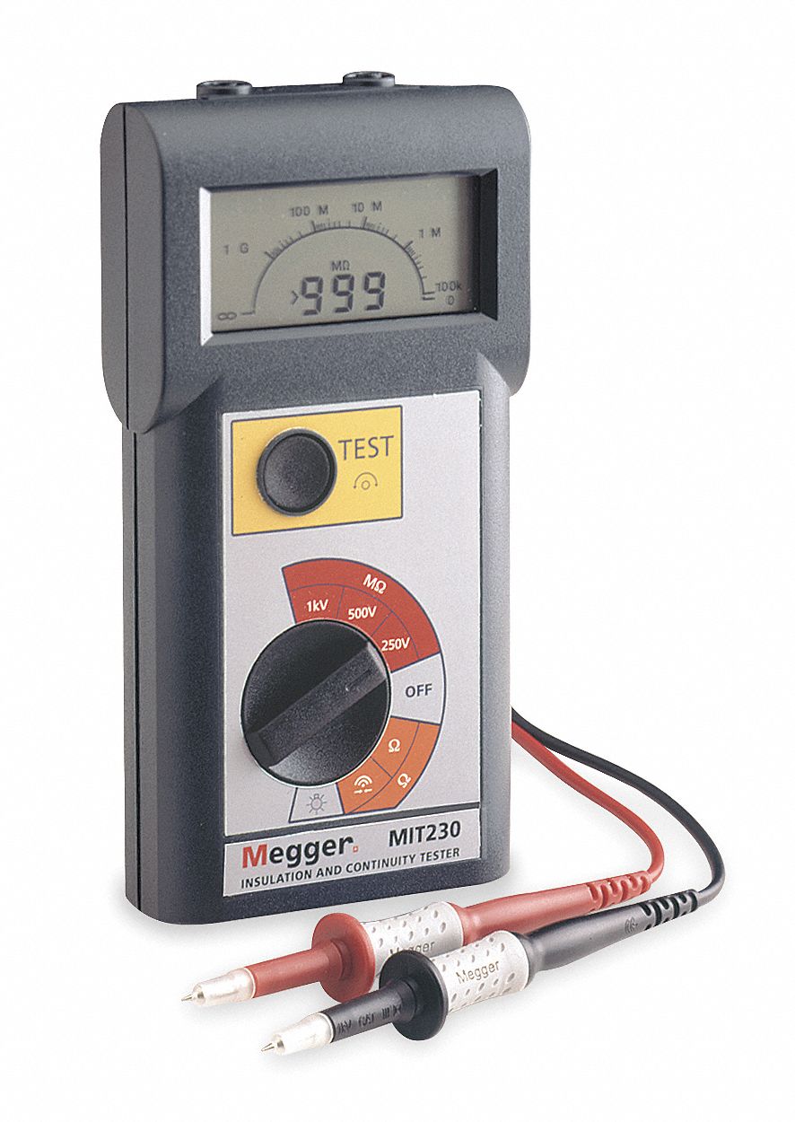 Battery Operated Megohmmeter, 250/1000VDC