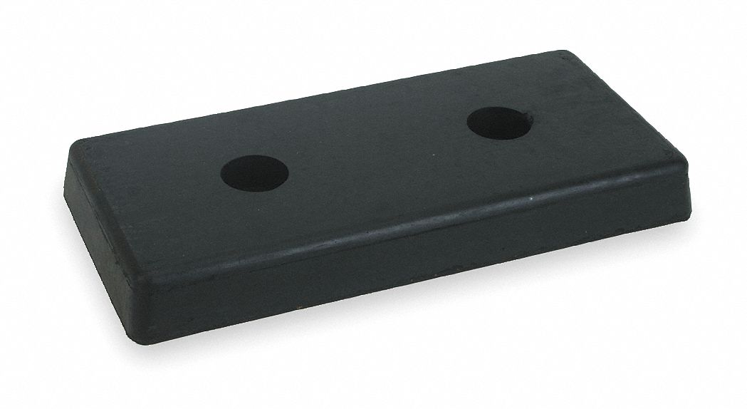 Dock Bumper, Rubber, HxDxW 8x2x18 In