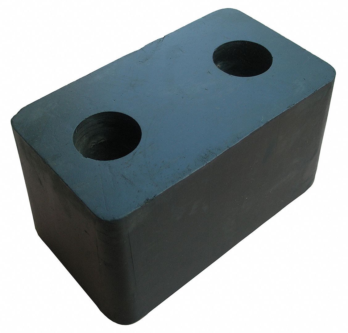 Trailer Bumper, 6-1/4x3-5/8x3-1/2In, PK2