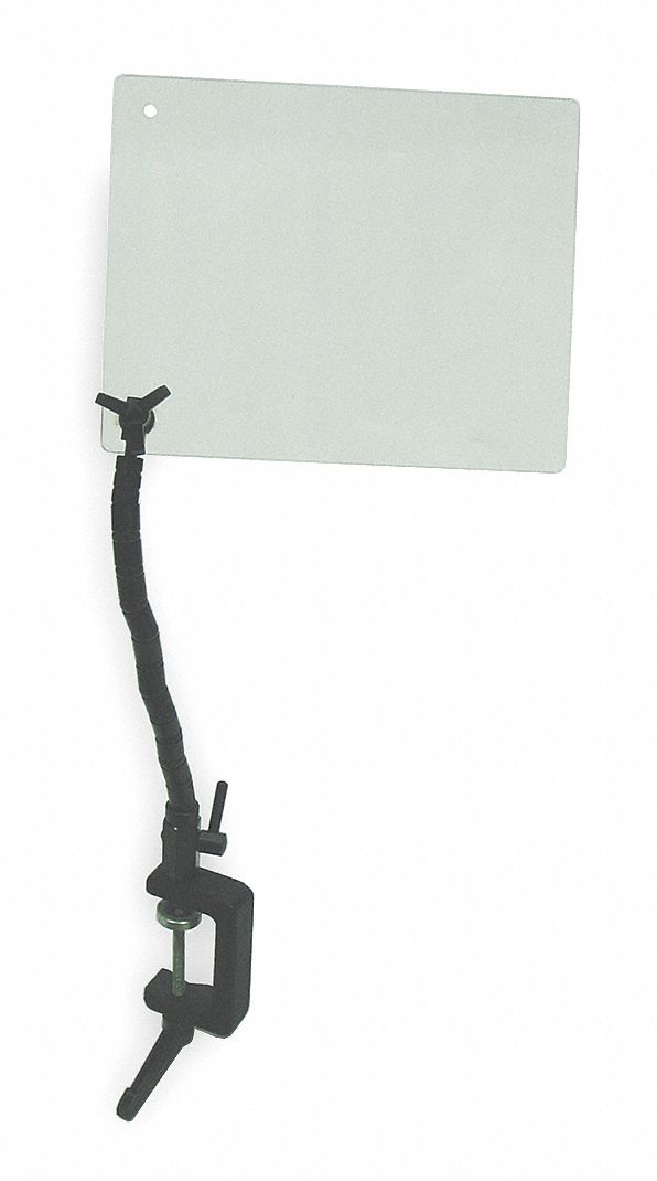 Safety Shield, C Clamp, 6 x 8 In, 1/8 T