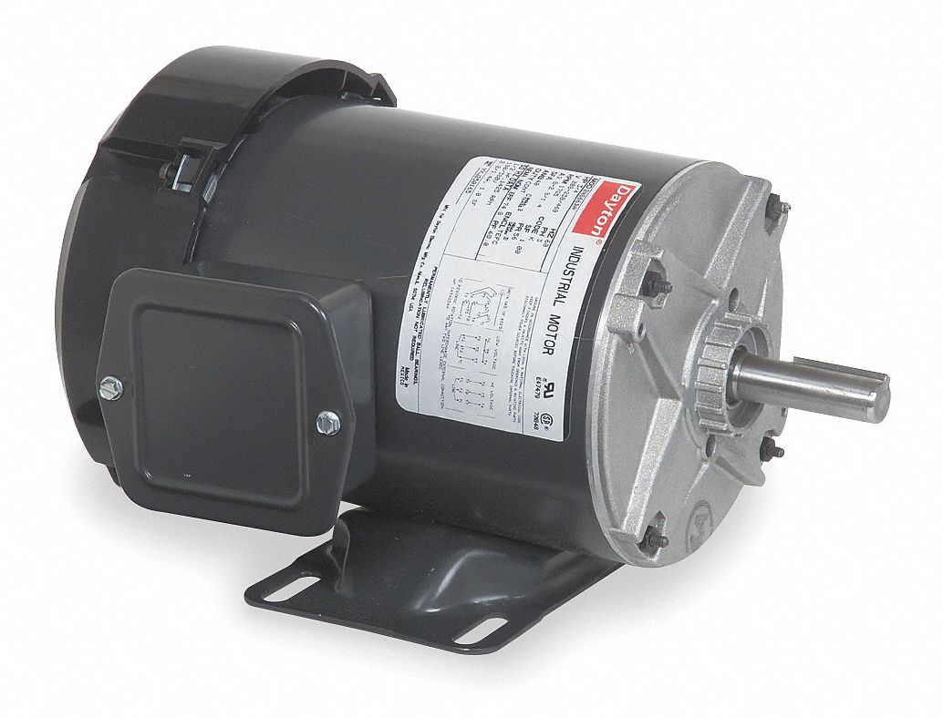 Mtr, 3 Ph, 1 HP, 1725, 208-230/460V, Eff 77.0