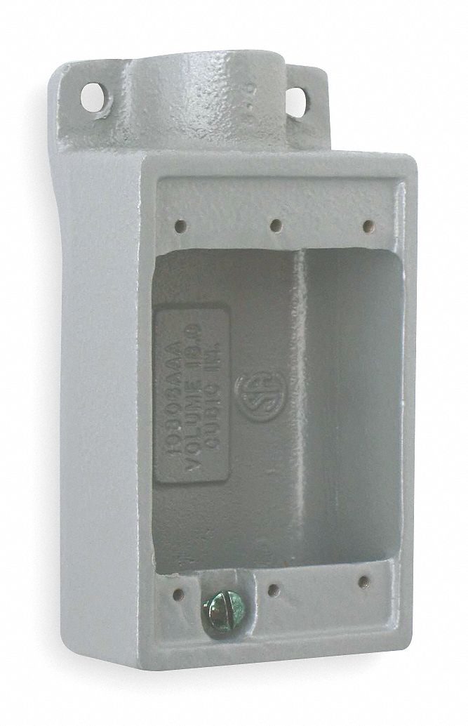 Box, Cast Device, 1 Gang