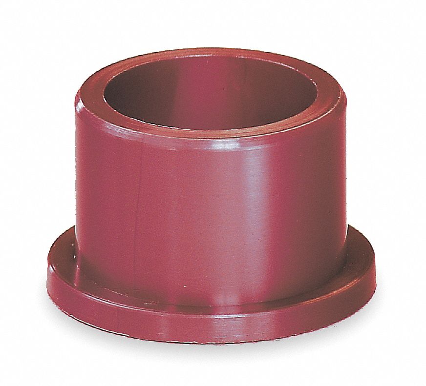 Flanged Bearing, 1/2 IDx5/8 In L, Pk 5