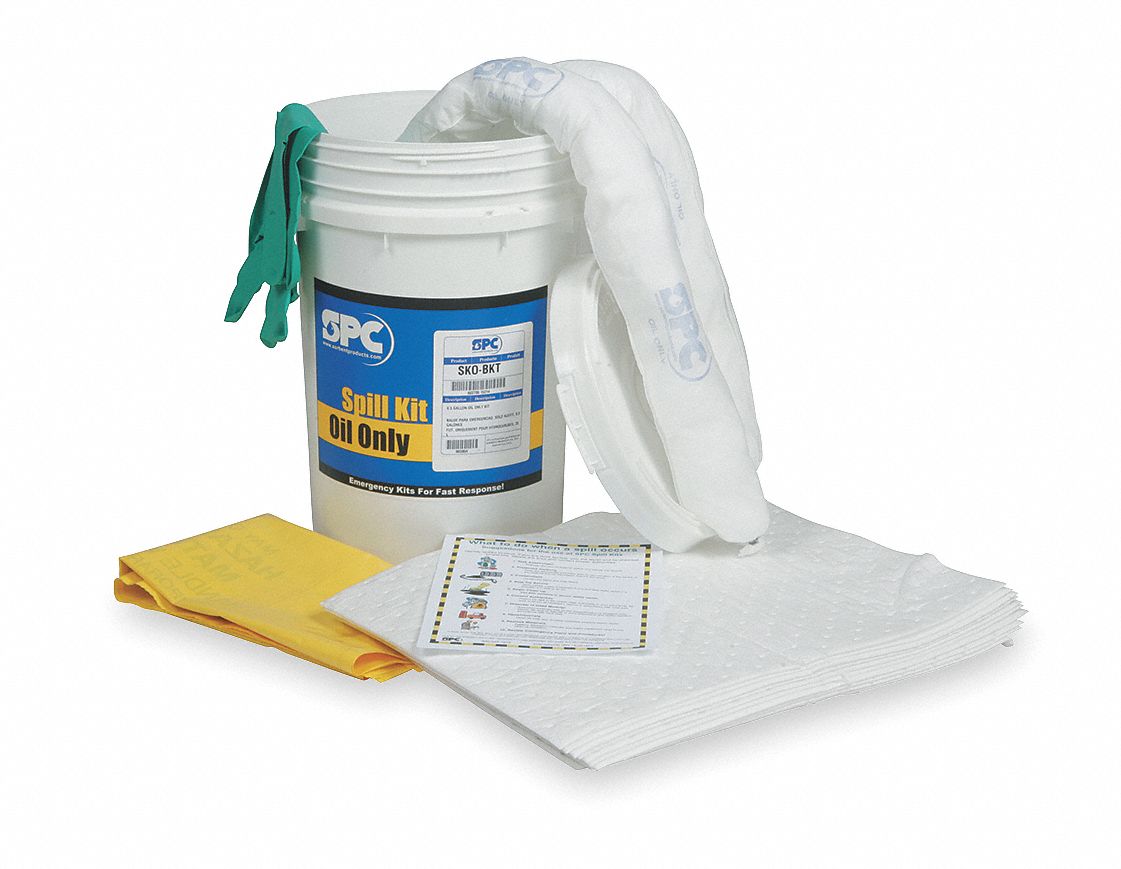 Spill Kit, 9 gal., HazMat