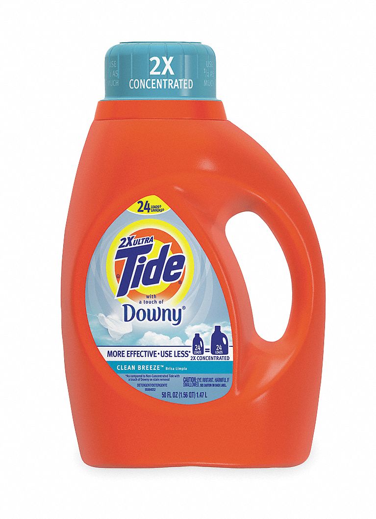 Liquid Laundry Dtrgnt, 50 oz., Cln Brz, PK6