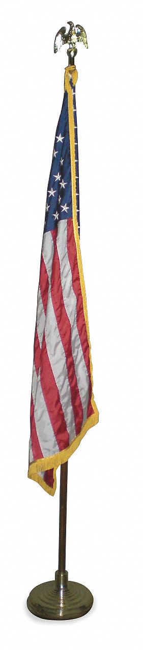 US Flag Set, indoor, 3x5 Ft