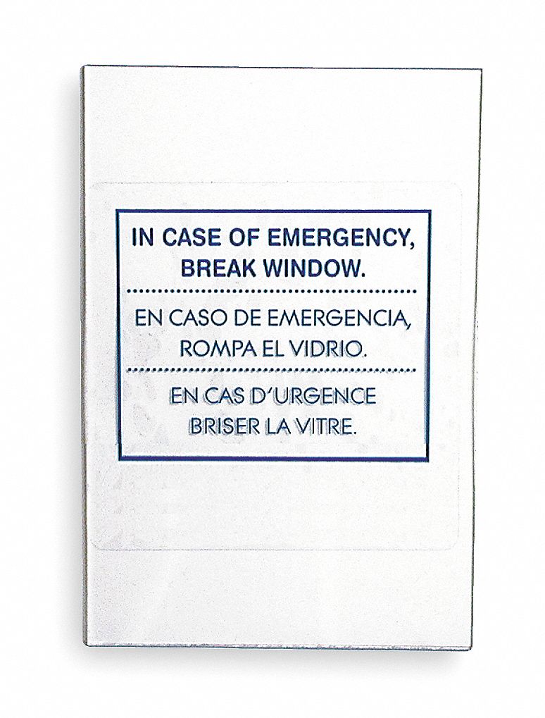 Emergency Key Box Replacement Glass