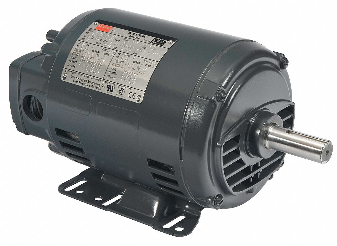 GP Mtr, 3Ph, ODP, 1.5HP, 1750rpm, 143-5T/56HZ