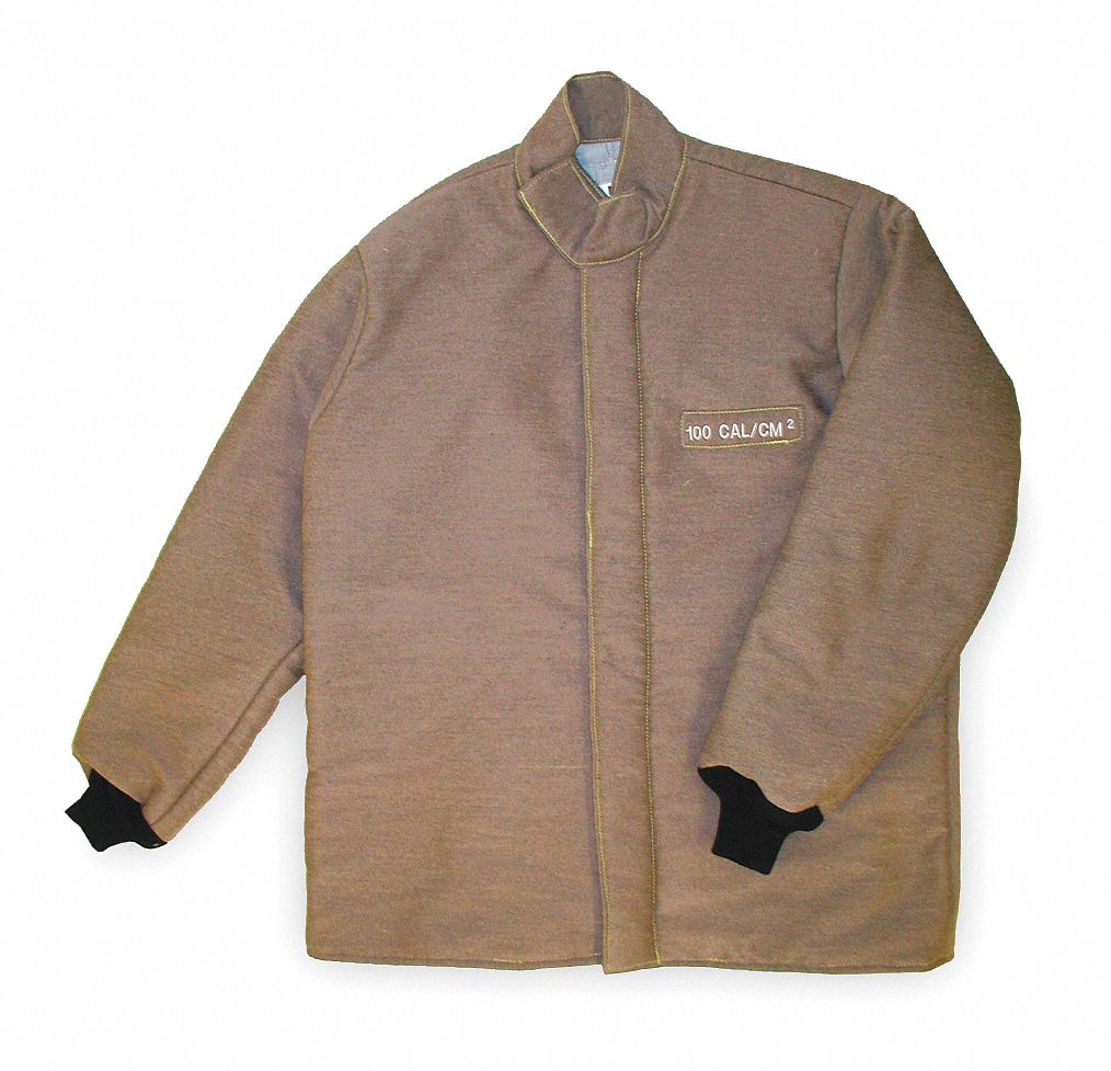 Flame-Resistant Jacket, Khaki, M