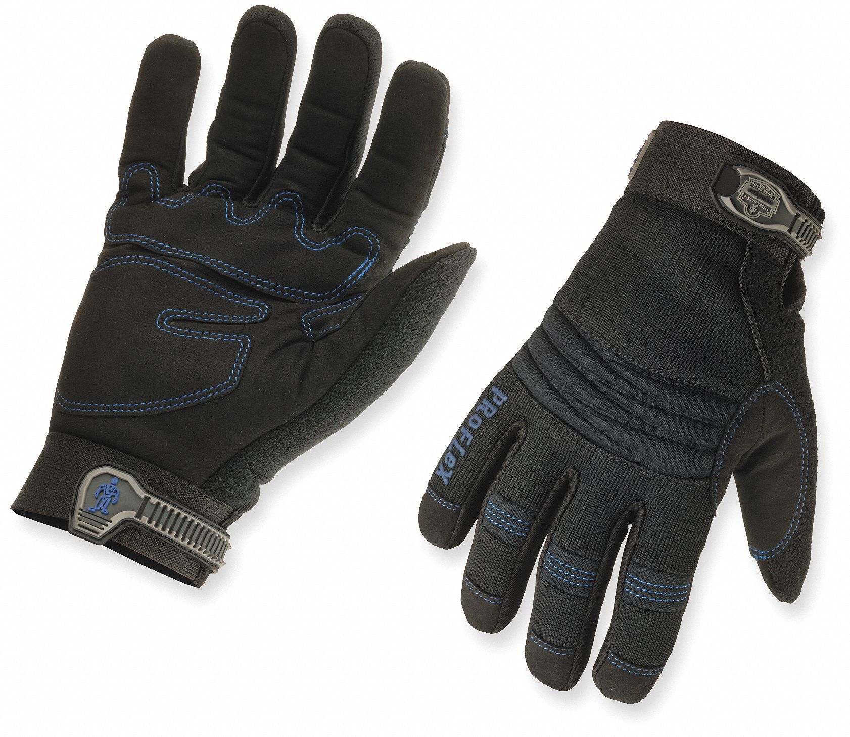 Cold Protection Gloves, M, Black, PR